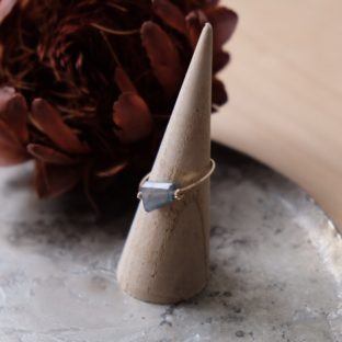 【リング】Wire Ring ~Labradorite~(※受注生産品)