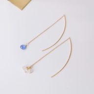 〖SuiSai/ピアス・イヤリング〗American~Sparkler(Kyanite)~