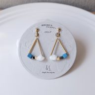 【ピアス／イヤリング】No.006 Title: 死海の塩の結晶 (Israel, Jordan)