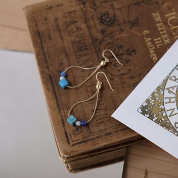 【ピアス／イヤリング】No.014 Title: セノーテの洞穴(Mexico)