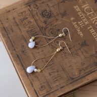 【ピアス／イヤリング】No.002 Title: アイスホテルの灯 （Sweden）