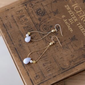 【ピアス／イヤリング】No.002 Title: アイスホテルの灯 （Sweden）