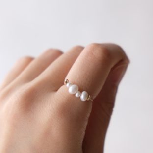【リング】Wire Ring ~Awa~(※受注生産品)