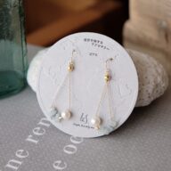 【ピアス／イヤリング】No.52　Title:　ホワイトヘブンビーチ