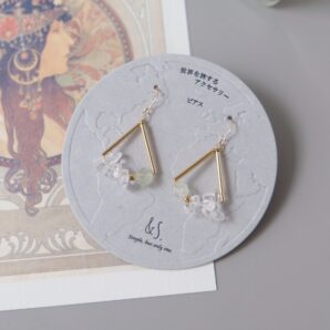 【ピアス／イヤリング】No.51　Title：朝霧の日月潭（Taiwan)