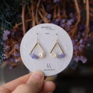 【ピアス／イヤリング】No.53　Title:七色の大地（Republic of Mauritius)