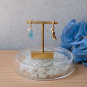 【ピアス／イヤリング】〖＆S.〗Petit~氷塊のペンギン~