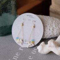 【ピアス／イヤリング】No.55　Title:パラオのサンゴ礁（Republic of Palau)